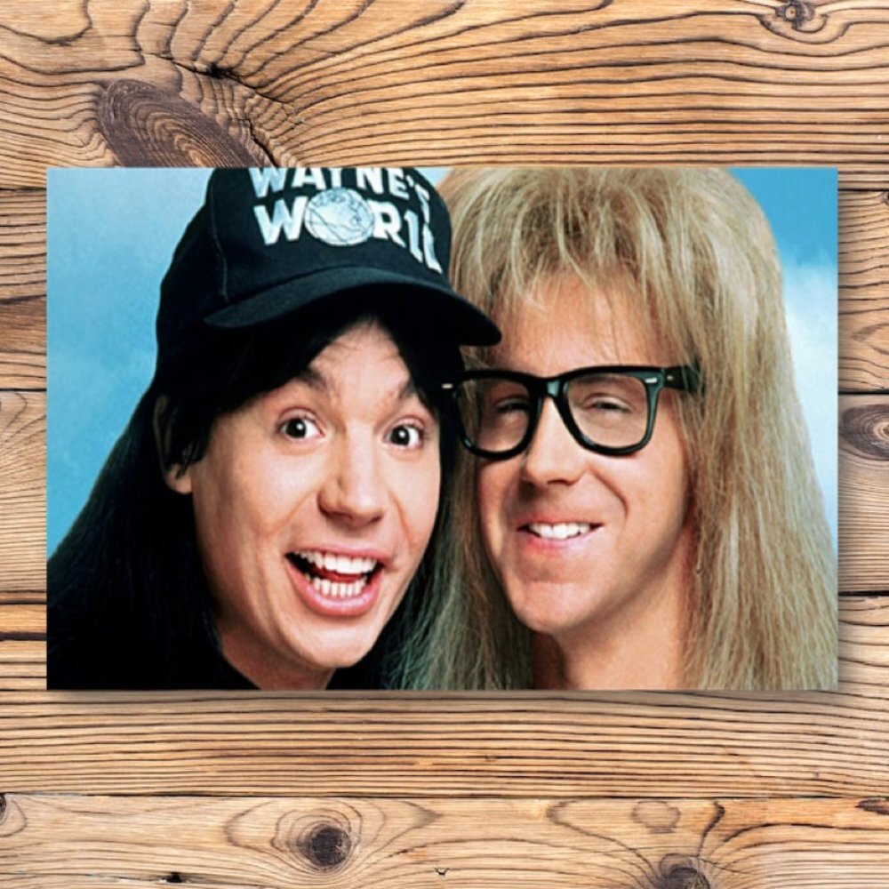 SNL Saturday Night Live‎ Wayne's World Mike Myers Refrigerator Locker Magnet